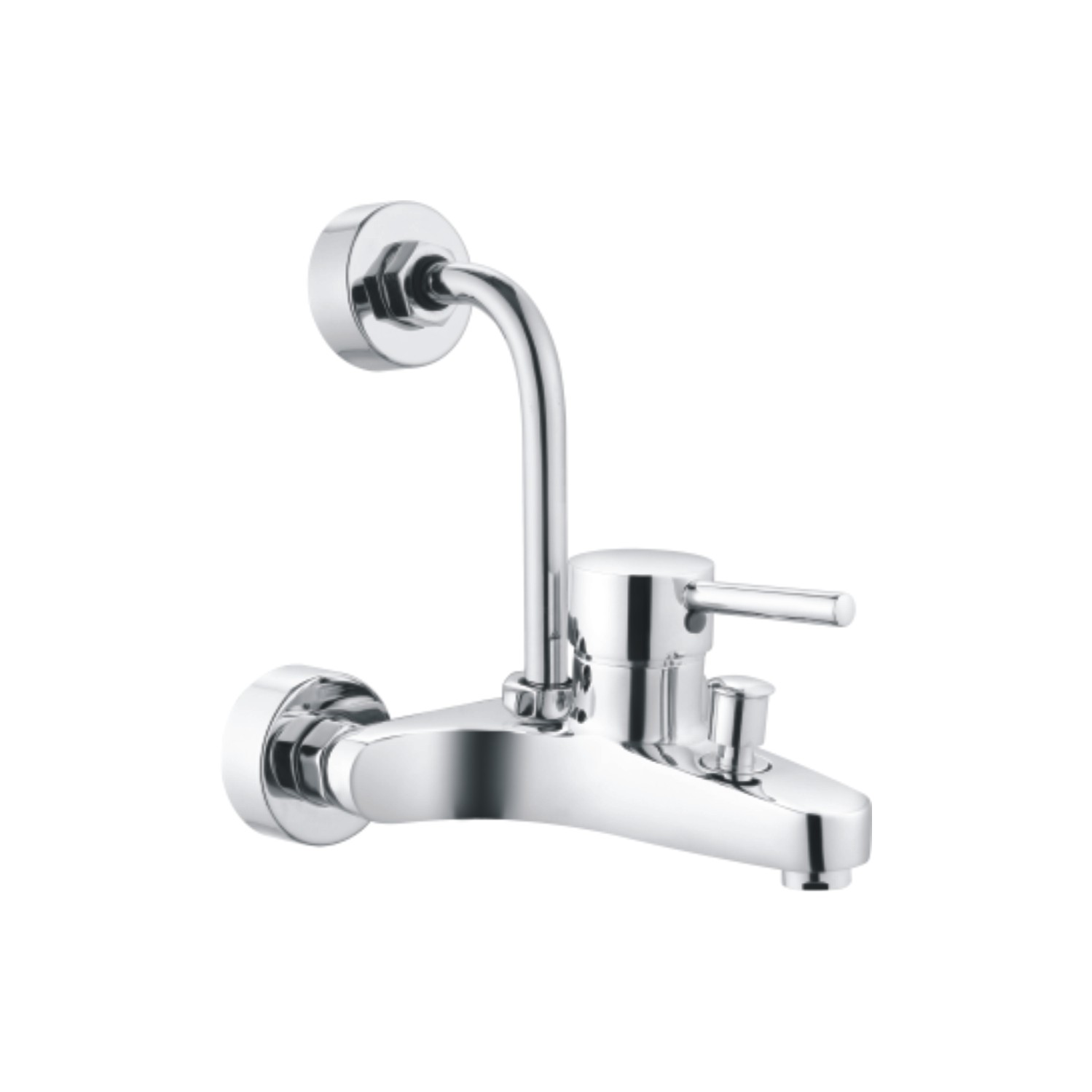 Single Lever Wall Mixer with Bend